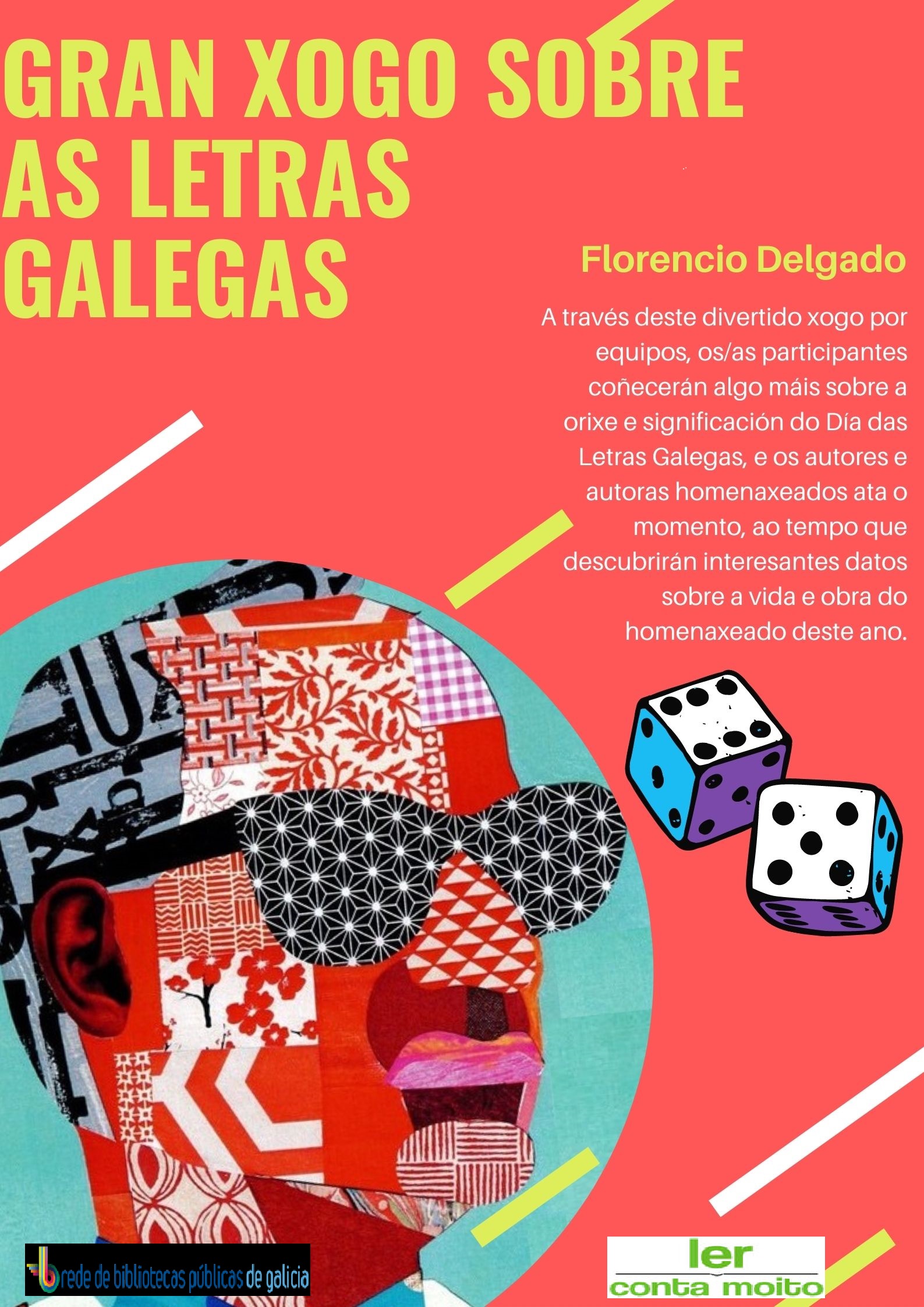 Cartel Gran Xogo sobre as Letras Galegas Eduvía