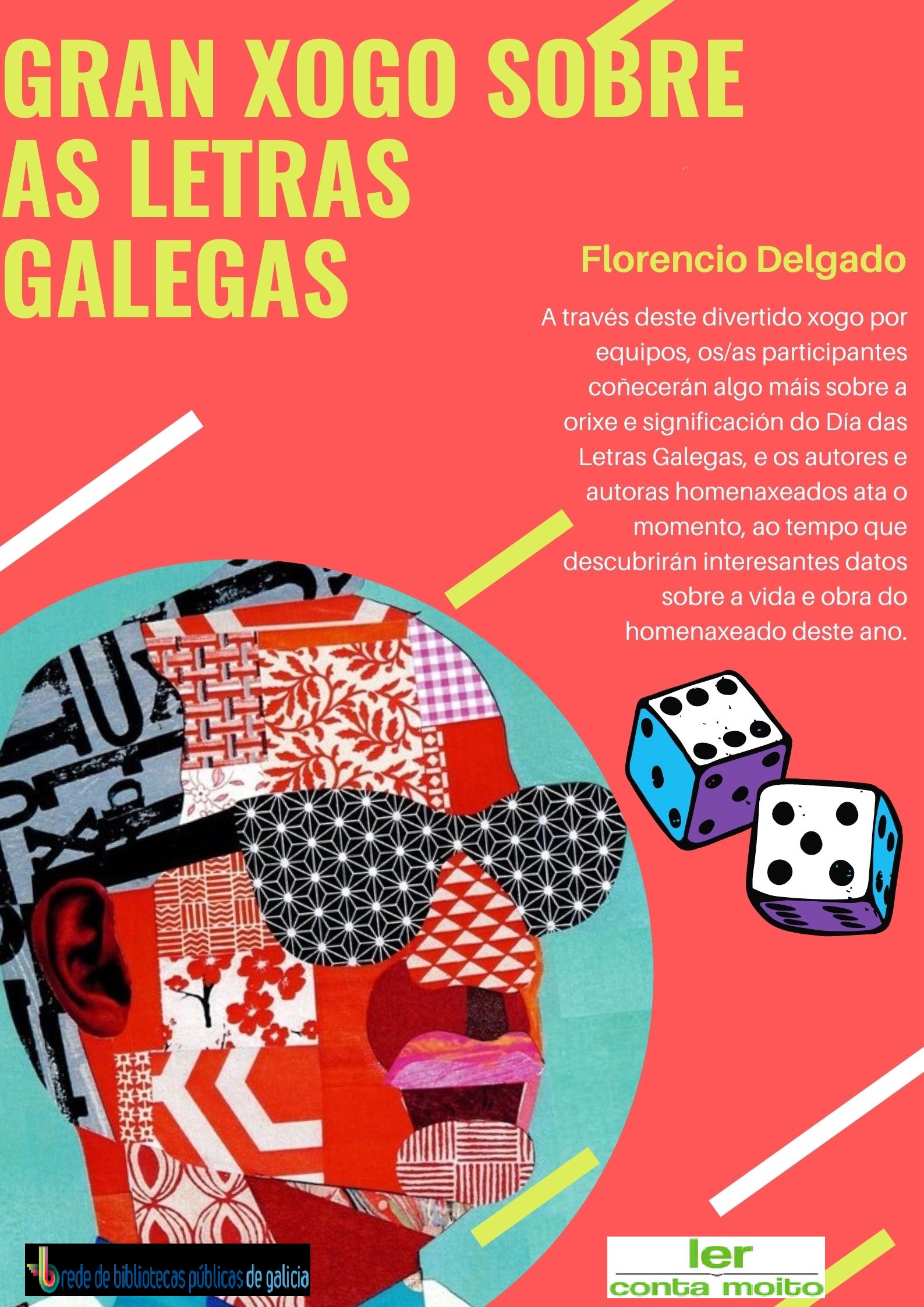 Cartel Gran Xogo sobre as Letras Galegas Eduva