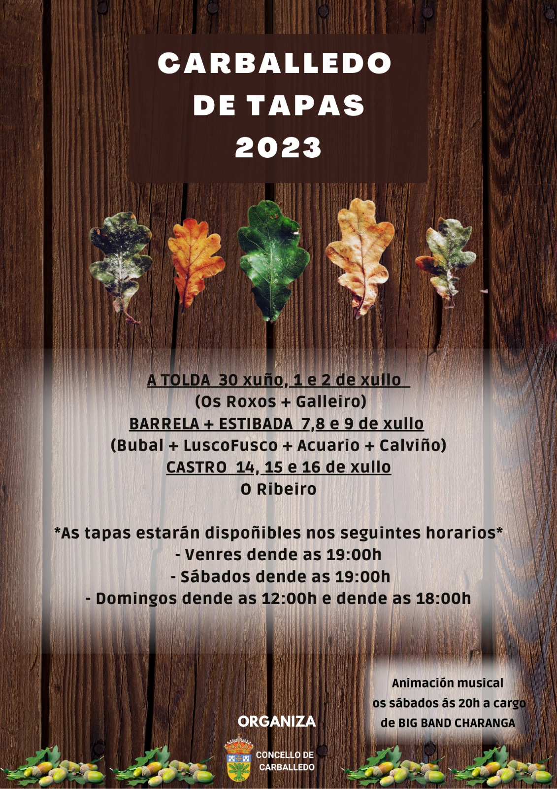 Cartel tapas 2023